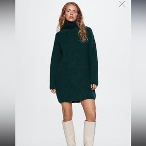 SOLD NEW UNWORN Mango Knitted Turtleneck Dress